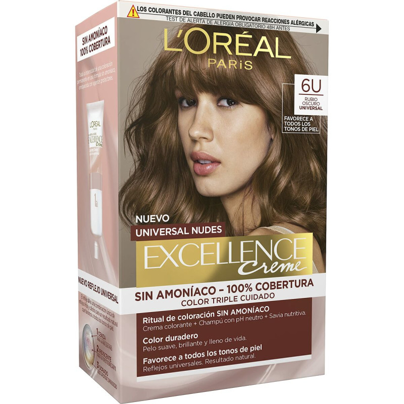 Teinture permanente L'Oreal Make Up Excellence Blond foncé Teinture permanente L'Oreal Make Up Excellence Blond foncé