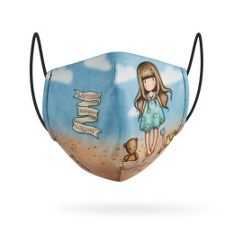 Masque en tissu hygiénique réutilisable Gorjuss Bleu ciel